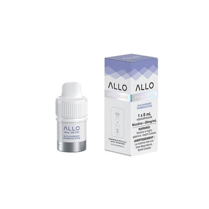 Allo Ultra 10k Blue Raspberry pre-filled pod 20mg/ml (Provincial)