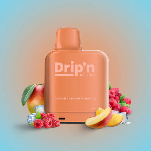 Drip’n level X Pod Raspberry Peach Mango Ice 20mg/mL (Provincial)