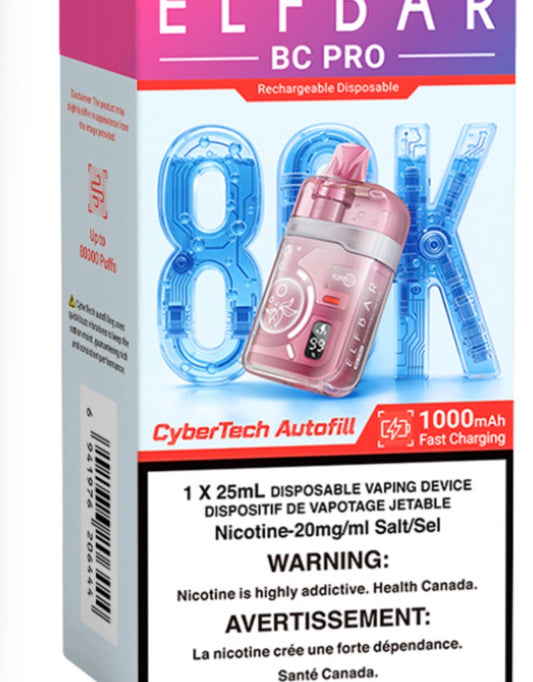 Elf Bar BC Pro 80k Watermelon Ice 20mg/mL disposable (Provincial)