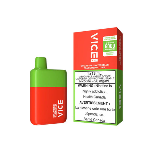 Vice box 6000 Strawberry Watermelon 20mg/mL disposable (Provincial)