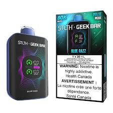 Stlth X Geek Bar 80k Blue Razz 20mg/mL disposable (Provincial)