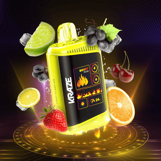 Kraze HD Mega 20K Fruit Flash Ice 20mg/mL disposable