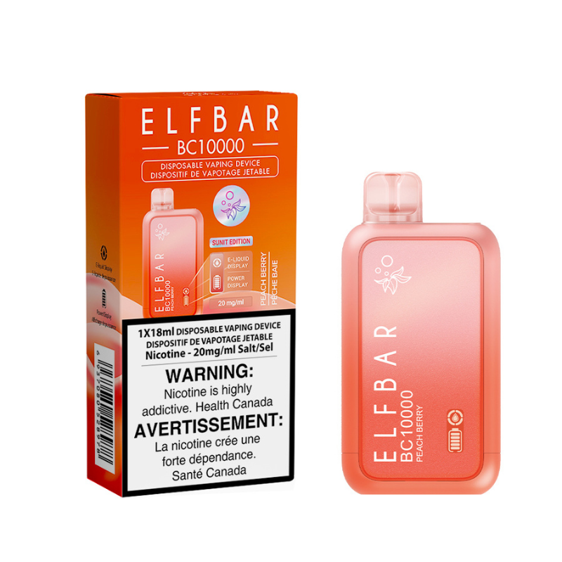 Elf Bar BC10000 Peach Berry 20mg/mL disposable