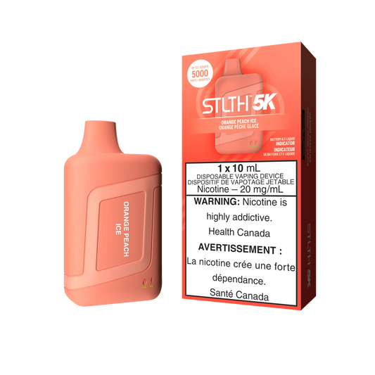 Stlth 5k Orange Peach Ice disposable 20mg/mL disposable