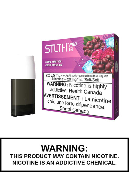 Stlth ProX pods Grape Berry ice 20mg/mL