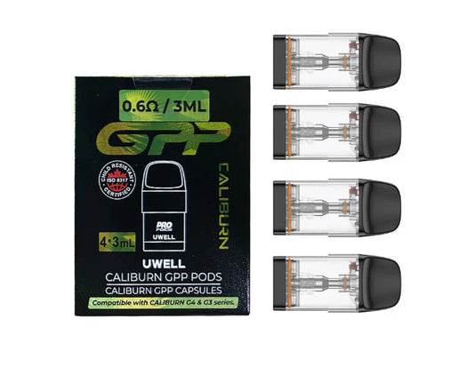 Caliburn GPP pod 0.6ohm/3mL - 4pk
