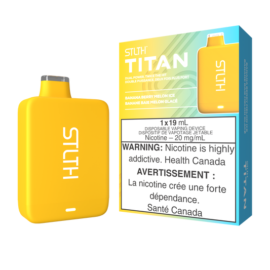 Stlth Titan 10k Banana berry melon ice 20mg/mL disposable