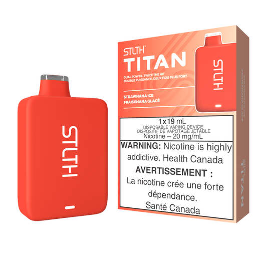 Stlth Titan 10k Strawnana ice 20mg/mL disposable