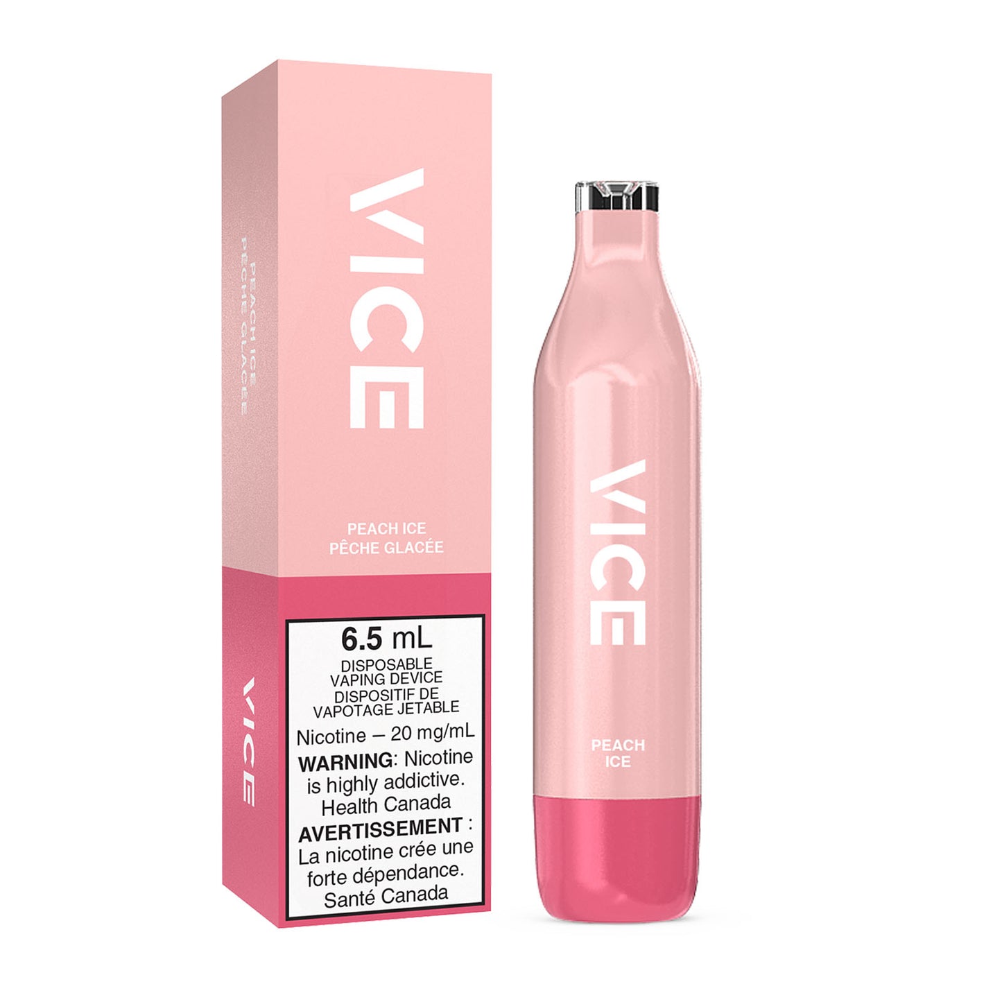 Vice 2500 Peach ice 12mg/mL disposable