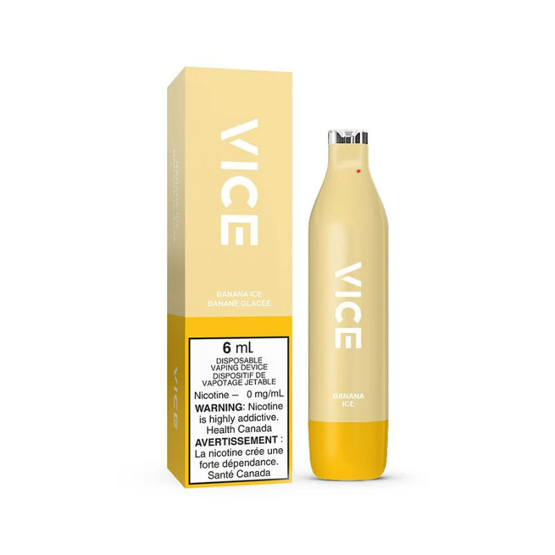 Vice 2500 Banana Ice 0mg/mL disposable (Provincial)