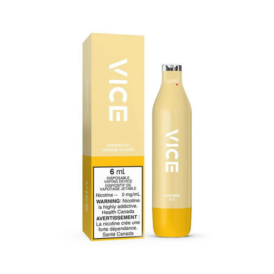 Vice 2500 Banana Ice 0mg/mL disposable (Provincial)