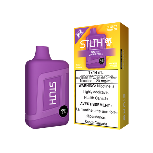 Stlth 8kpro Quad berry 20mg/mL disposable