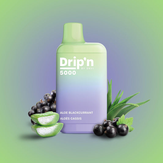 Drip’n 5000 Aloe Blackcurrant 20mg/mL disposable (provincial)