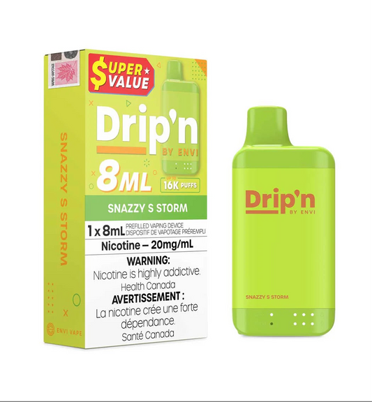 Drip’n by Envi 16k Snazzy S Storm 20mg/mL disposable (Provincial)