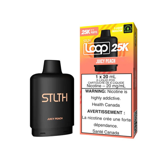 Stlth Loop Pod 25k Juicy Peach 20mg (Provincial)
