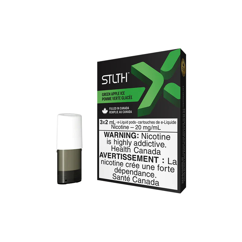 Stlth X pods Green Apple Ice 20mg/ml ( Provincial )