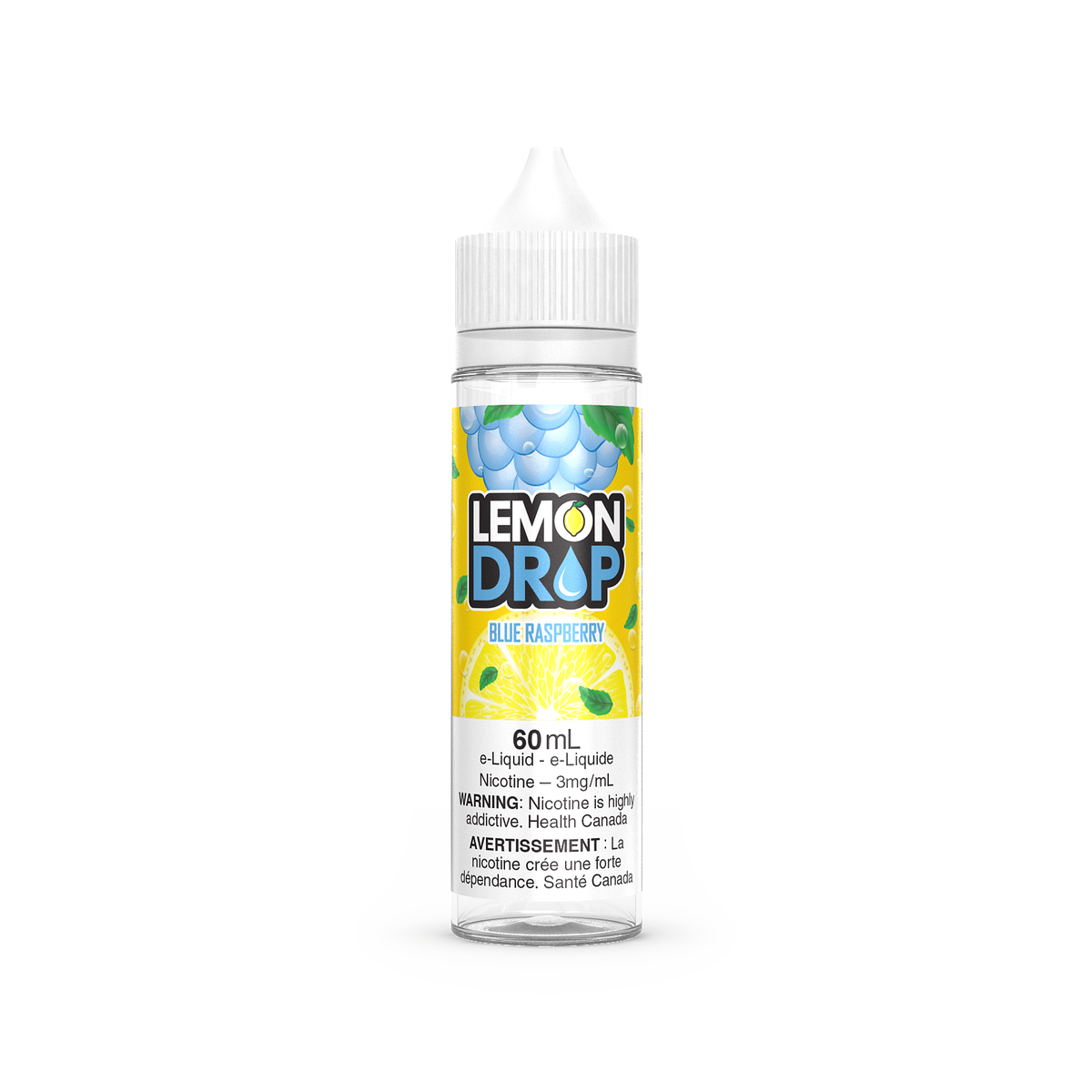 Lemon drop e-liquid Blue Raspberry 12mg/mL-60mL