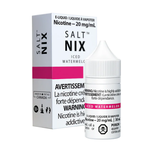 Nix salt e-liquid Iced watermelon 10mg/mL 30mL