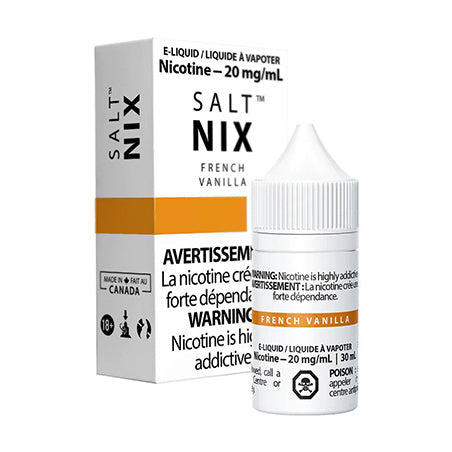 Nix salt e-liquid French vanilla 10mg/mL 30mL