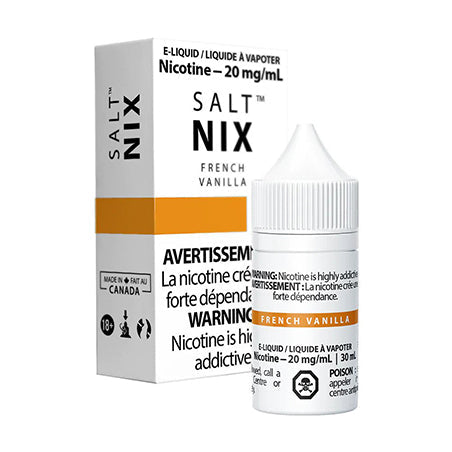 Nix salt e-liquid French vanilla 10mg/mL-30mL