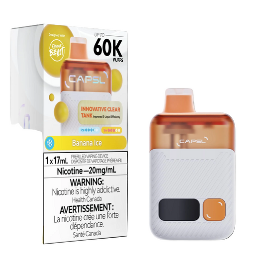 Capsl 60k Banana Ice 20mg/ml Disposable (Provincial)