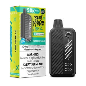 Flavour Beast Beast Mode Max 2 50K Extreme Mint Ice 20mg/mL disposable (Provincial)