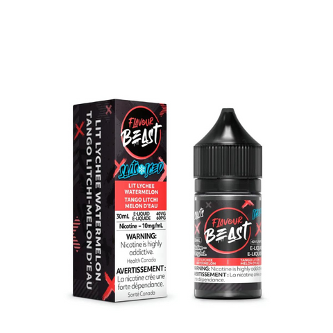 Flavour beast e-liquid Lit lychee watermelon 10mg/mL-30mL