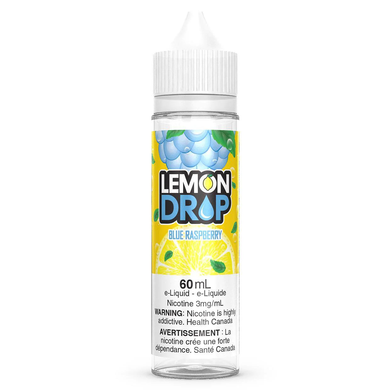 Lemon drop ice e-liquid Blue raspberry 12mg/mL-60mL (Provincial)