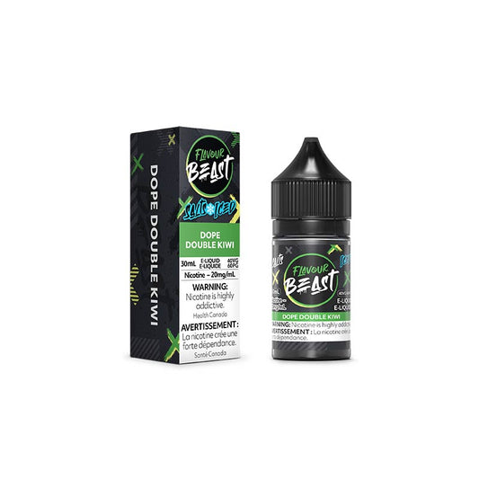 Flavour Beast e-liquid Dope Double Kiwi Iced 20mg/mL-30mL( provincial)