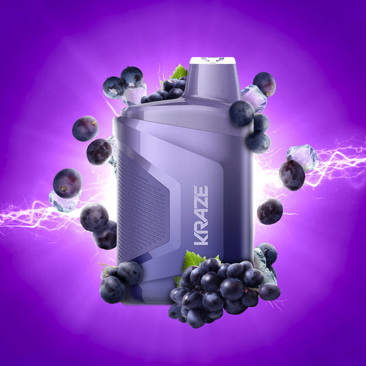 Kraze 5k Grape ice 20mg/mL disposable