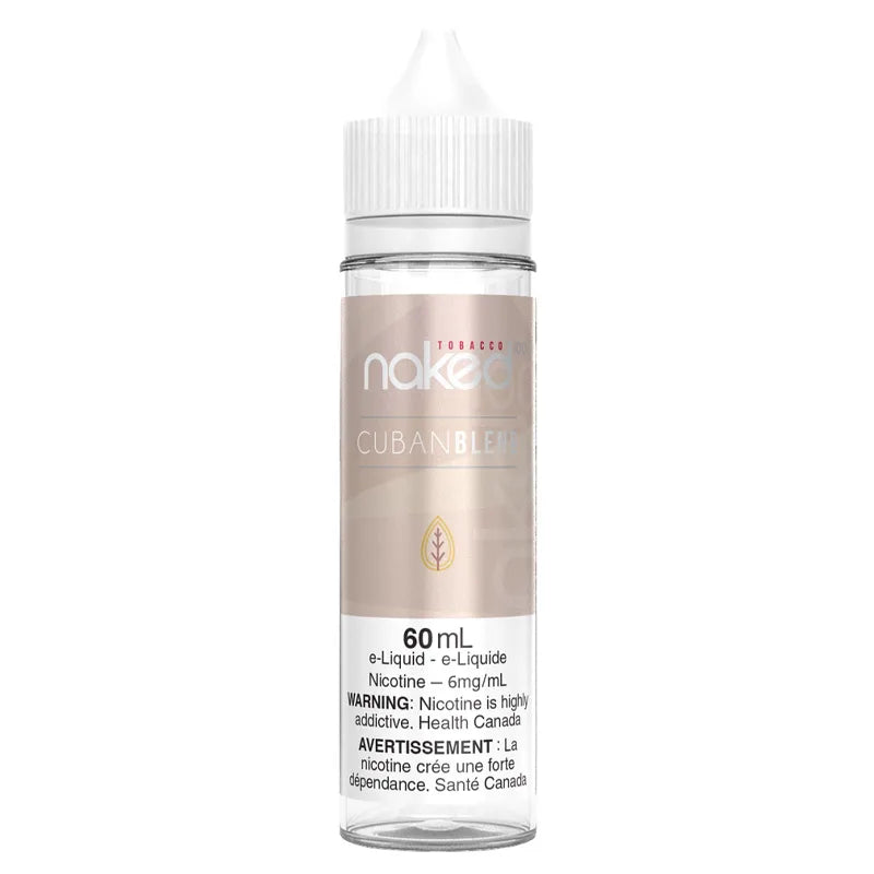 Naked 100 e-liquid Cuban Blend 12mg/mL-60mL (provincial)