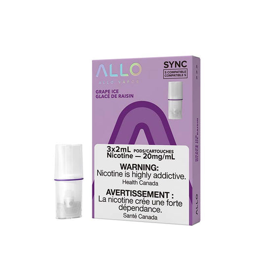 Allo sync pods Grape ice 20mg/mL