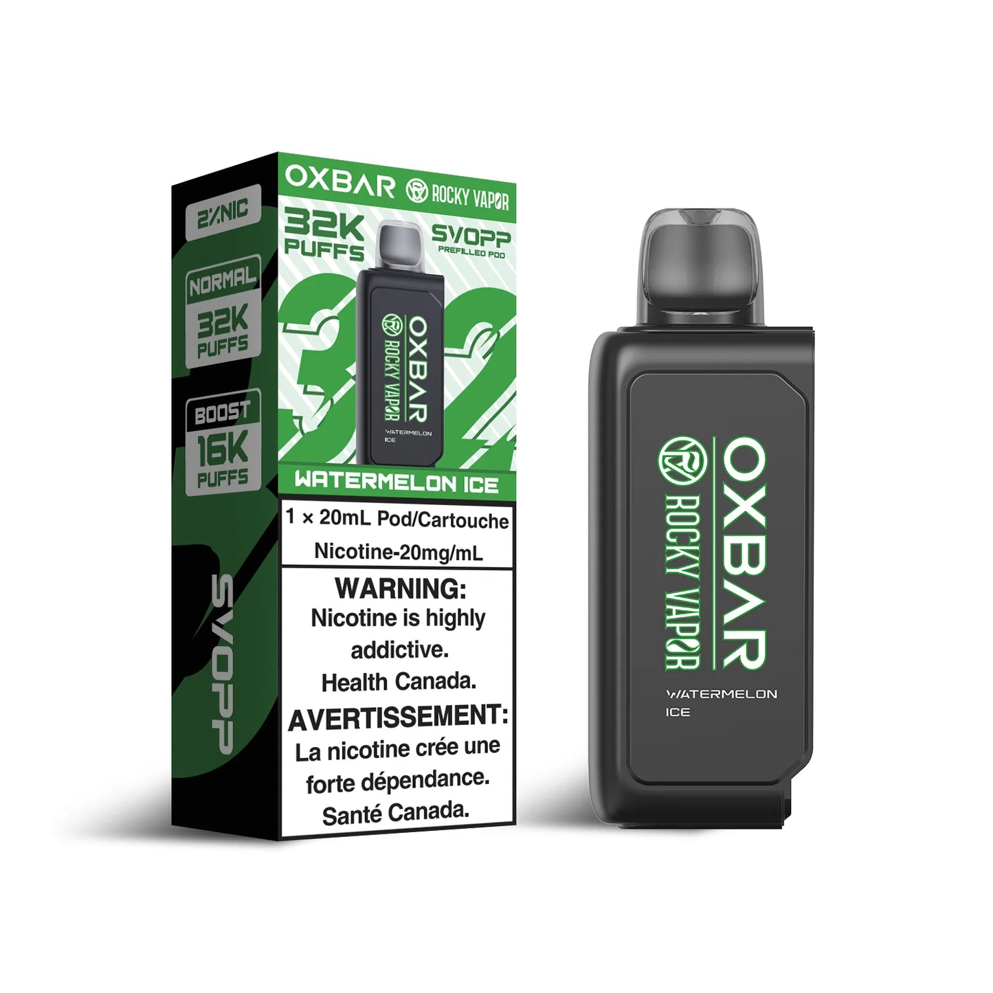 Oxbar SVOPP Watermelon Ice 32k 20mg/ml pod (Provincial)