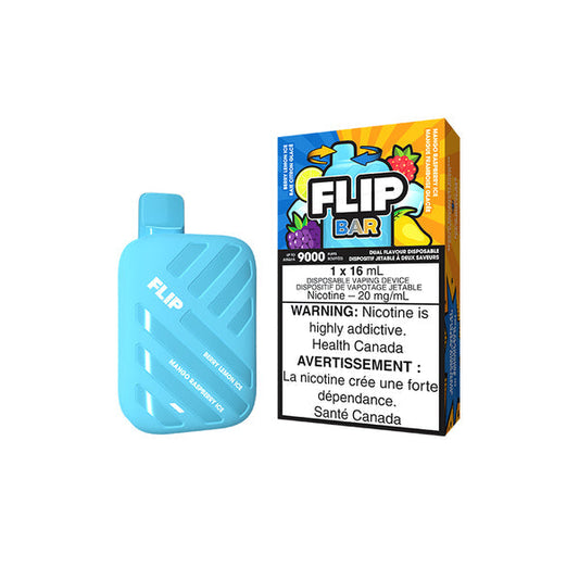 Flip bar 9000 Berry blast ice & Straw melon ice 20mg/mL disposable