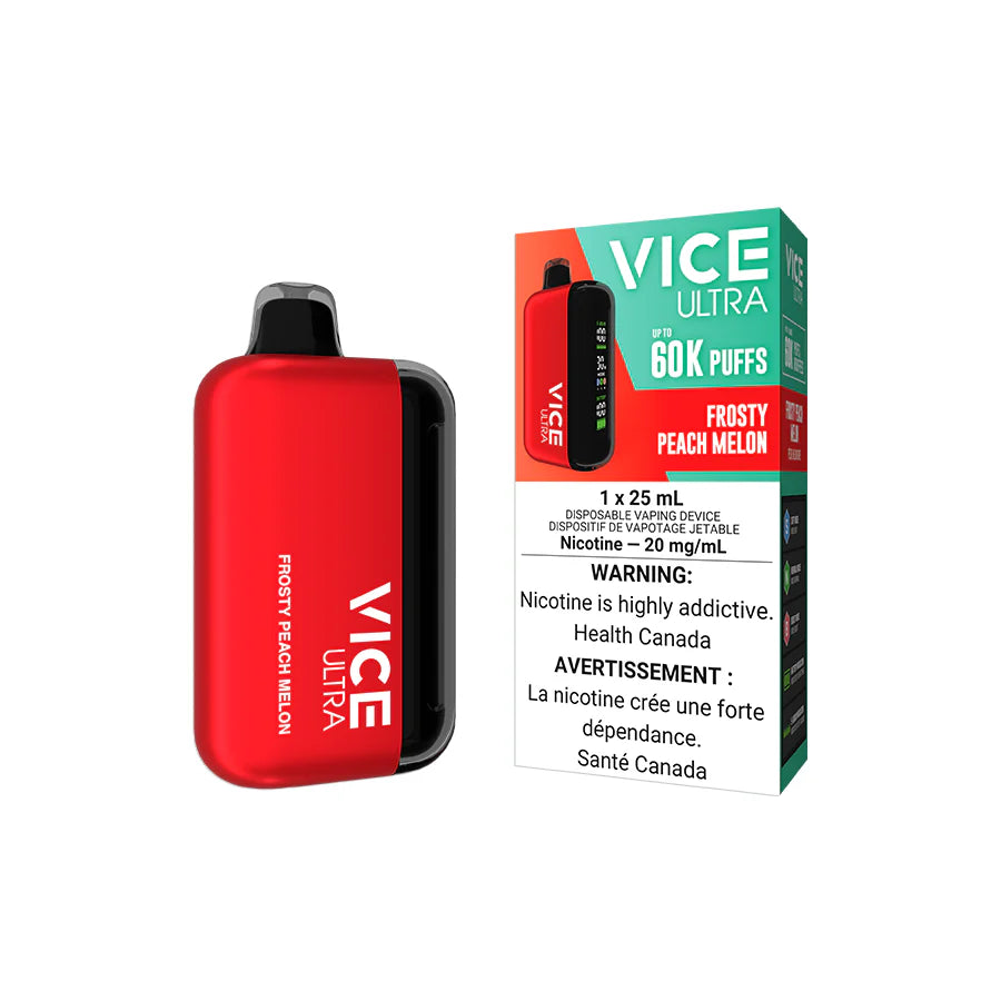 Vice Ultra 60K Frosty Peach Melon 20mg/mL disposable (Provincial)