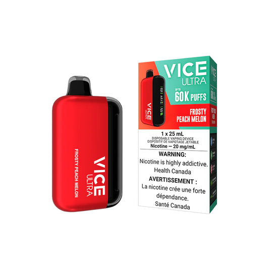 Vice Ultra 60K Frosty Peach Melon 20mg/mL disposable (Provincial)