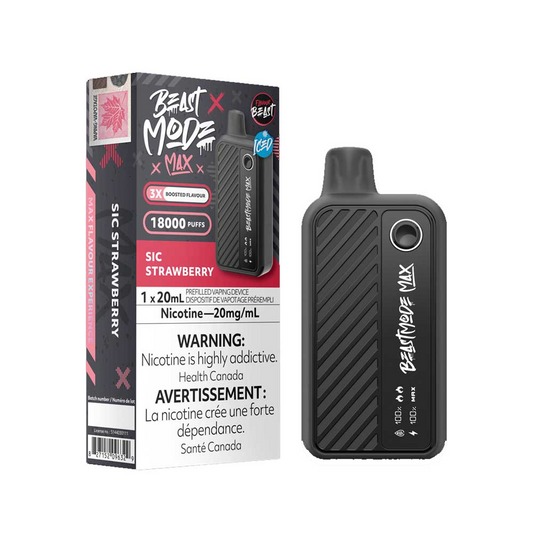 Flavour Beast Beast Mode Max 2 50K Sic Strawberry 20mg/mL disposable (Provincial)