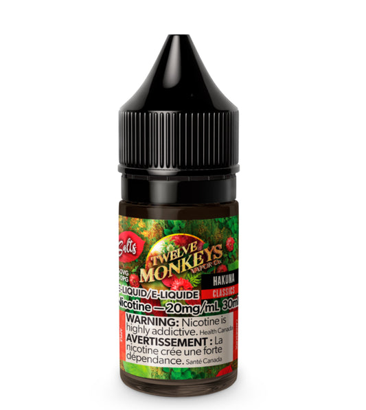 Twelve monkeys e-liquid Hakuna 10mg/mL-30mL