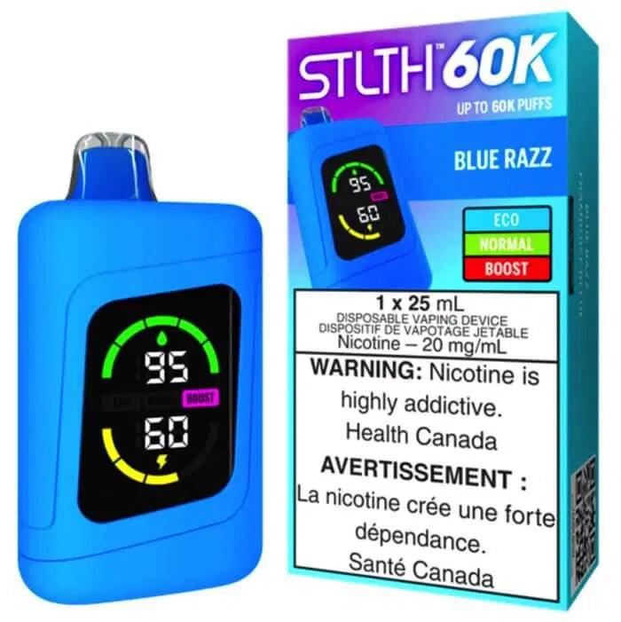 Stlth 60K Blue Razz 20mg/mL disposable (Provincial)