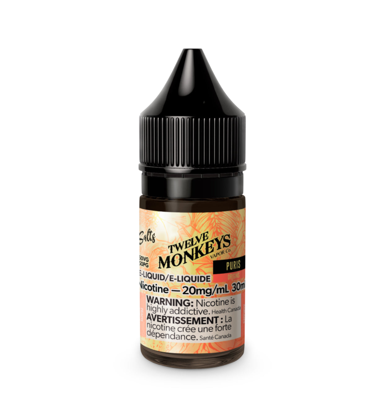 Twelve monkeys e-liquid Puris 20mg/mL-30mL