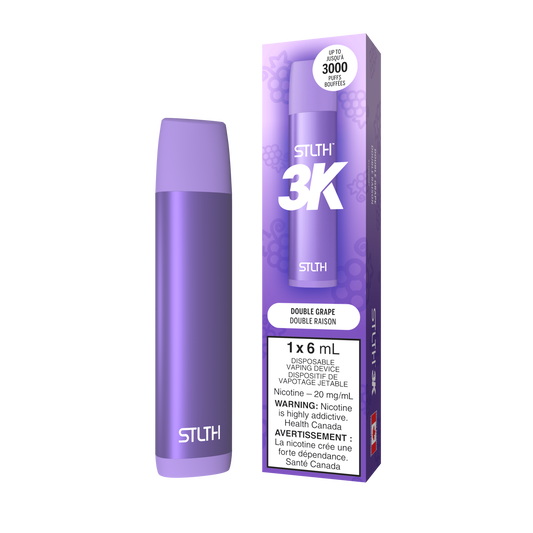 Stlth 3k Double grape 20mg/mL disposable