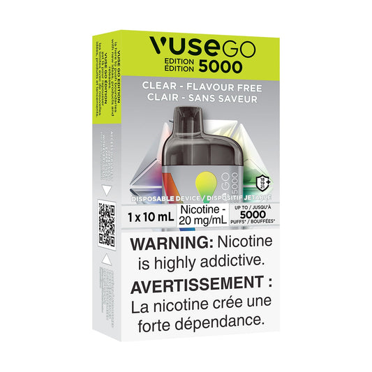Vuse go 5000 Clear 20mg/mL disposable
