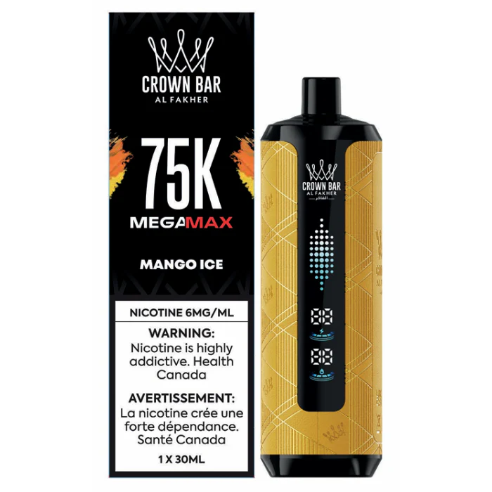 Crown Bar AL Fakher MegaMax 75k Mango Ice 6mg/ml (Provincial)