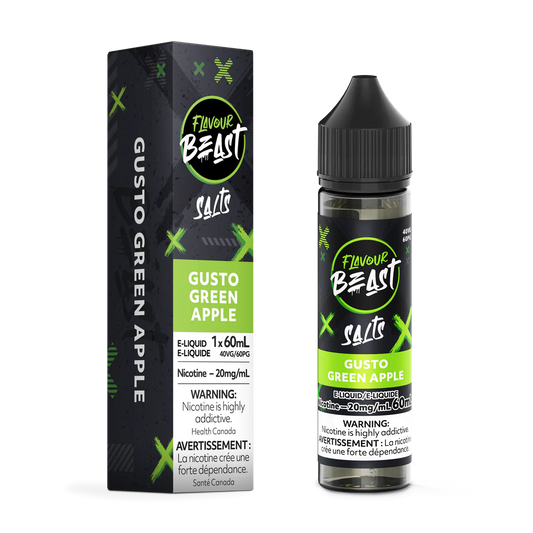 Flavour Beast e-liquid Gusto Green Apple 20mg/mL-60mL(Provincial)