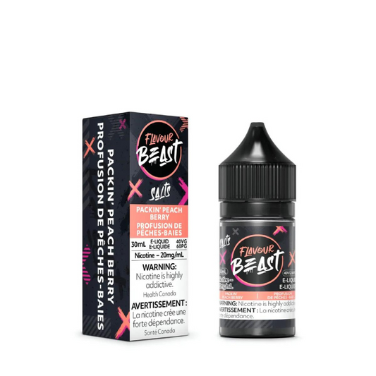 Flavour Beast e-liquid Packin’ peach berry 10mg/mL-30mL( provincial)