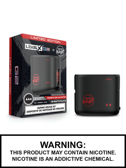 Level X Boost G2 Base 1000 Device Kit Limited Edition Matte Black