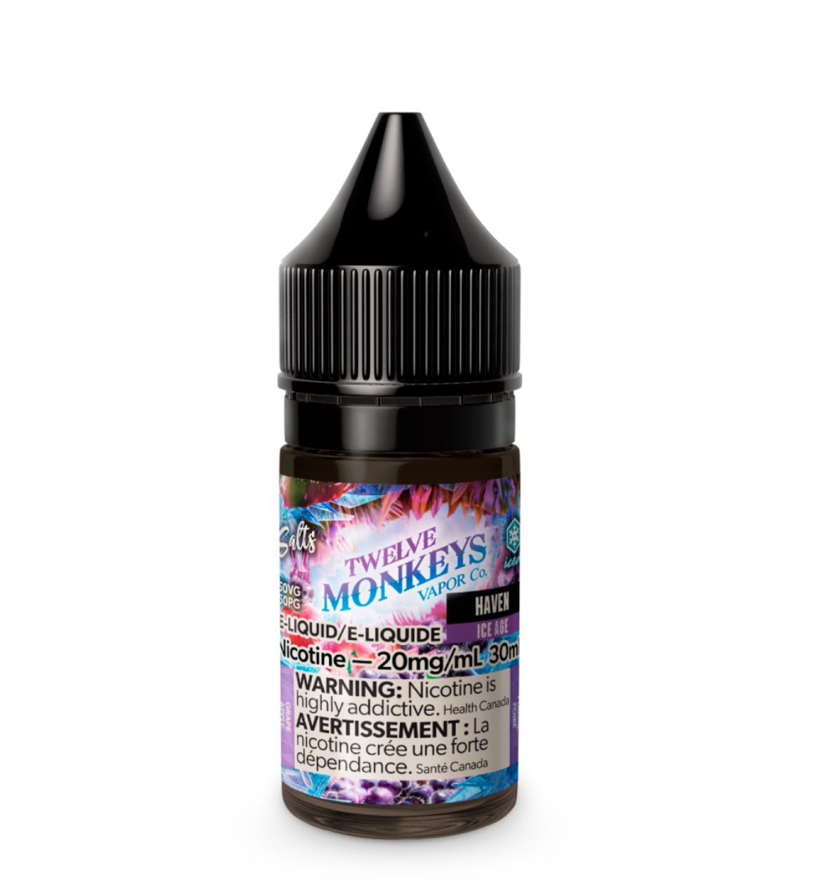 Twelve monkeys Ice age e-liquid Haven 20mg/mL-30mL