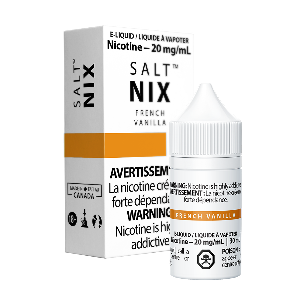 Nix salt e-liquid French Vanilla 20mg/mL-30mL