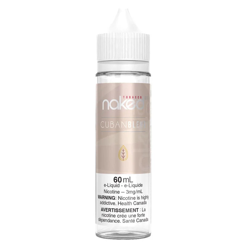 Naked 100 e-liquid Cuban Blend 18mg/mL-60mL (provincial)