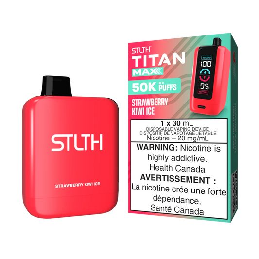 Stlth Titan Max 50K Strawberry Kiwi Ice 20mg/mL disposable (Provincial)